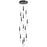 Avenue Lighting Encino 13 Light 140" Pendant/Multi Port , Gun Metal - HF7713-GM