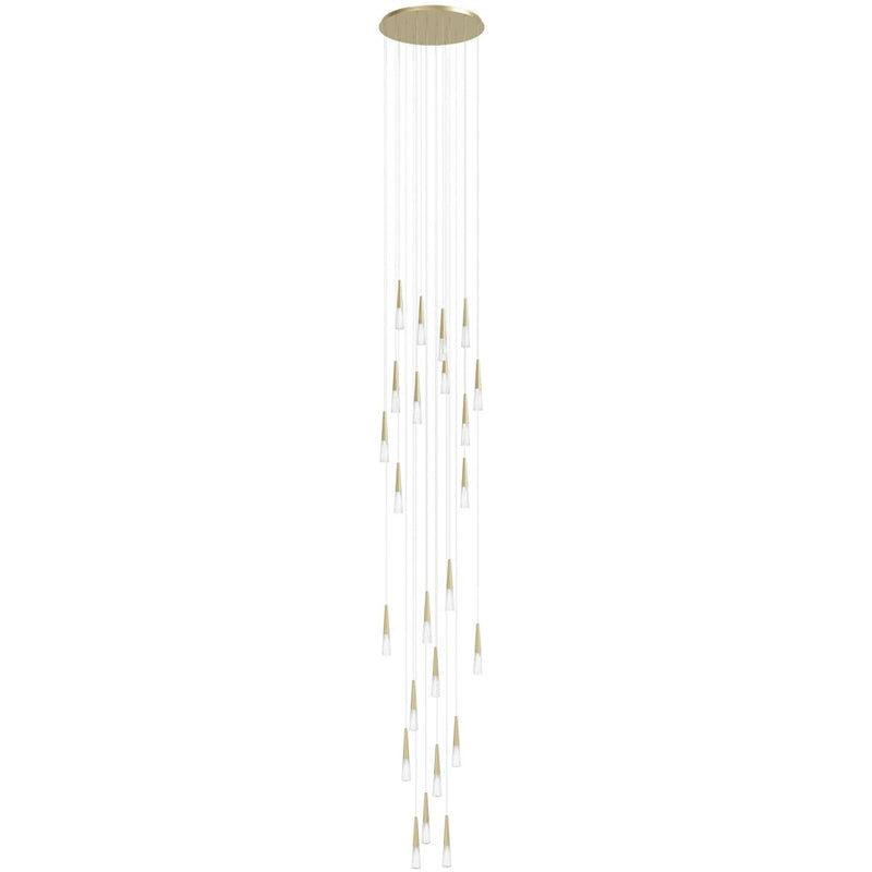 Avenue Lighting Encino 25Lt 177" Pendant/Multi Port , Brushed Brass - HF7725-BB