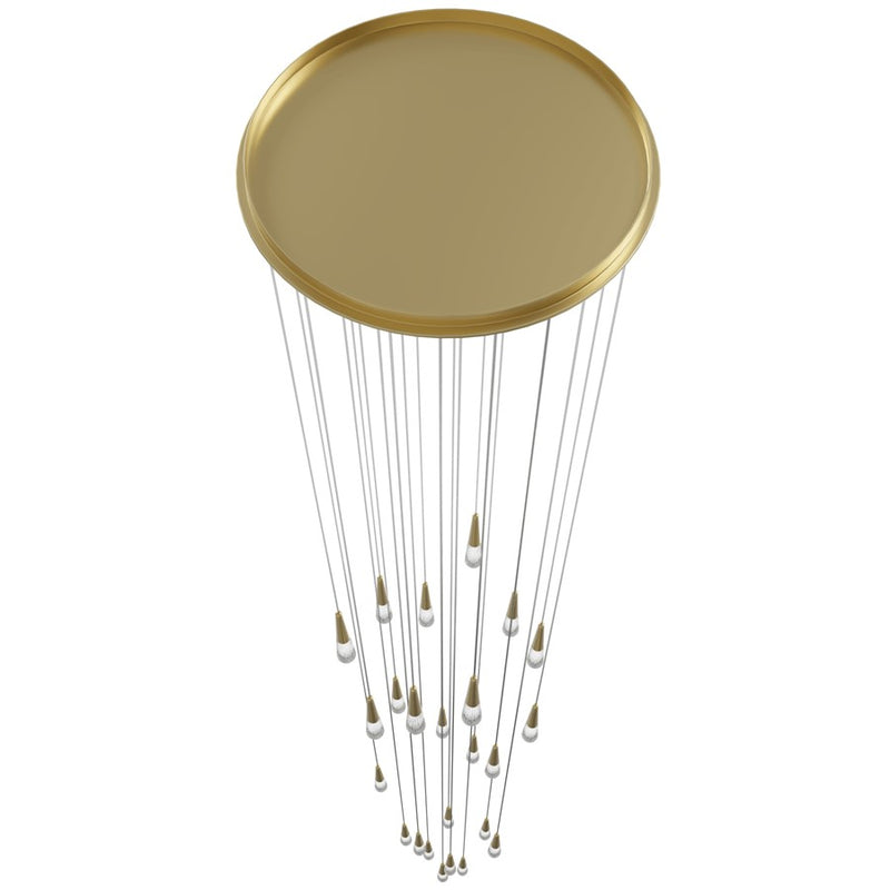 Avenue Lighting Encino 25Lt 177" Pendant/Multi Port , Brushed Brass - HF7725-BB