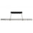 Avenue Lighting 64"W Tubular LED Pendant, Ivory/Clear Glass