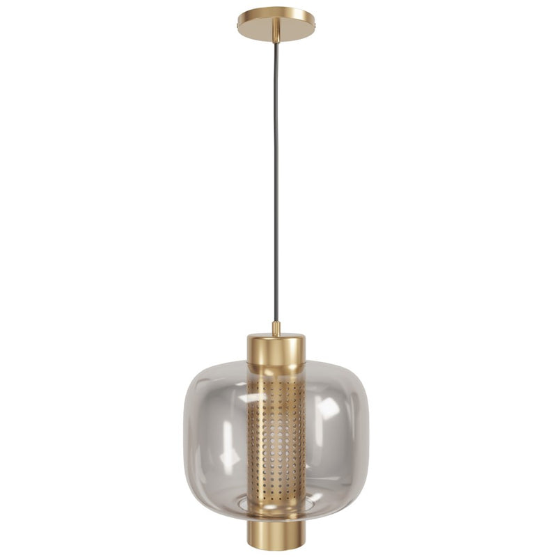 Avenue Lighting Cosmopolitan 1 Light 10" Pendant, Aged Brass - HF7810-AB
