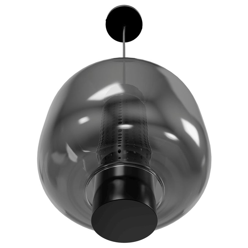 Avenue Lighting Cosmopolitan 1 Light 10" Pendant, Gun Metal - HF7810-GM