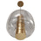 Avenue Lighting Cosmopolitan 1 Light 12" Pendant, Aged Brass