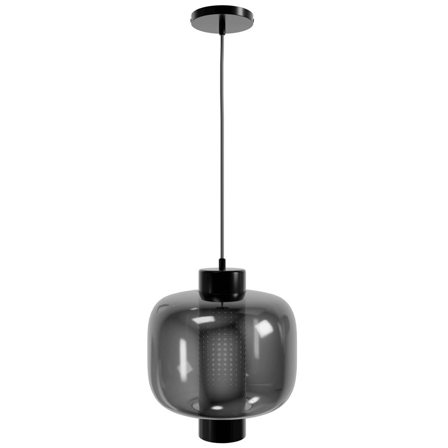 Avenue Lighting Cosmopolitan 1 Light 12" Pendant, Gun Metal - HF7812-GM