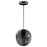 Avenue Lighting Cosmopolitan 1 Light 12" Pendant, Gun Metal