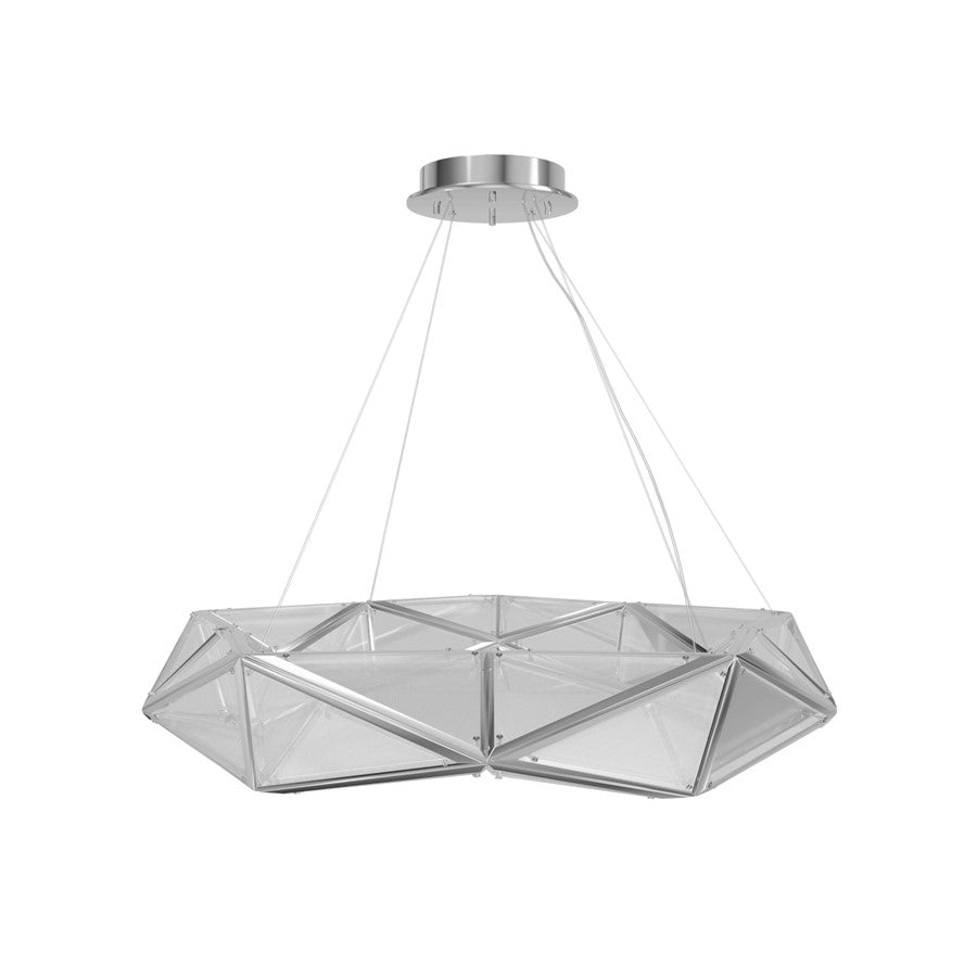 Avenue Lighting Seoul Integrated LED Light 9" Pendant, Chrome - HF7850-CH