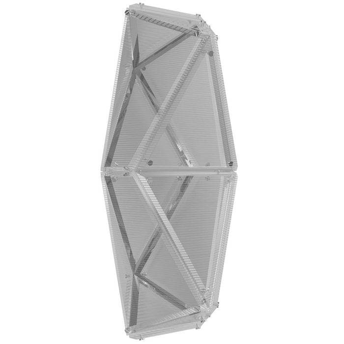 Avenue Lighting Seoul LED Light 7" Wall Sconce, Chrome