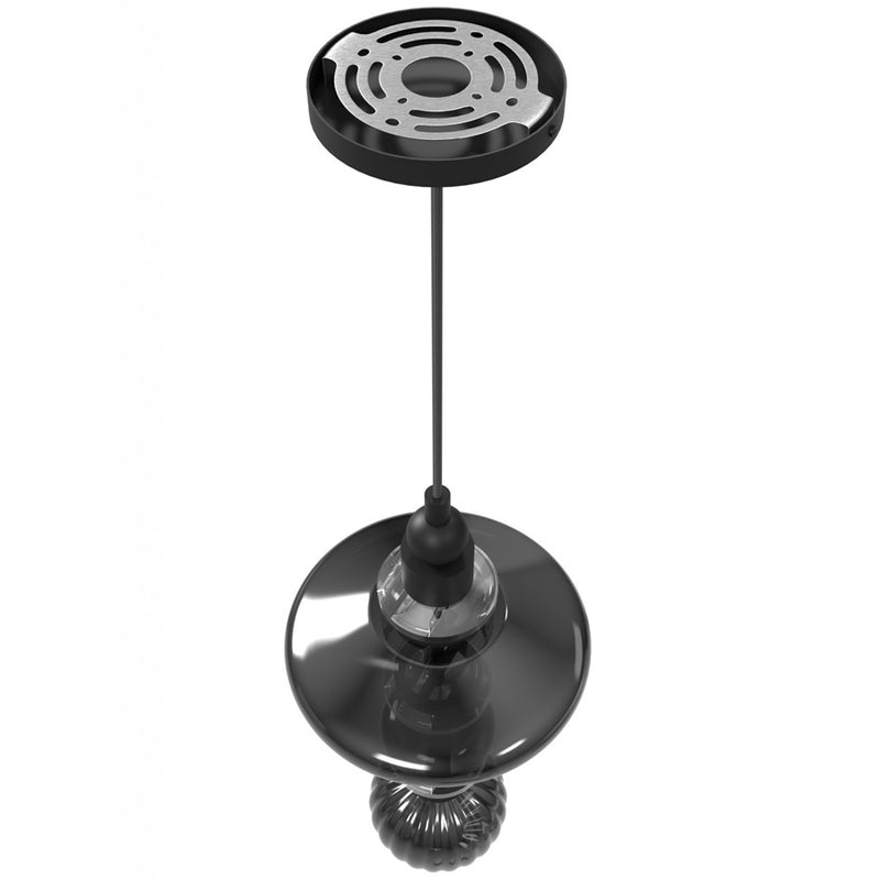 Avenue Lighting Avra 3 Light 21" Pendant, Black/Black - HF7900-BK