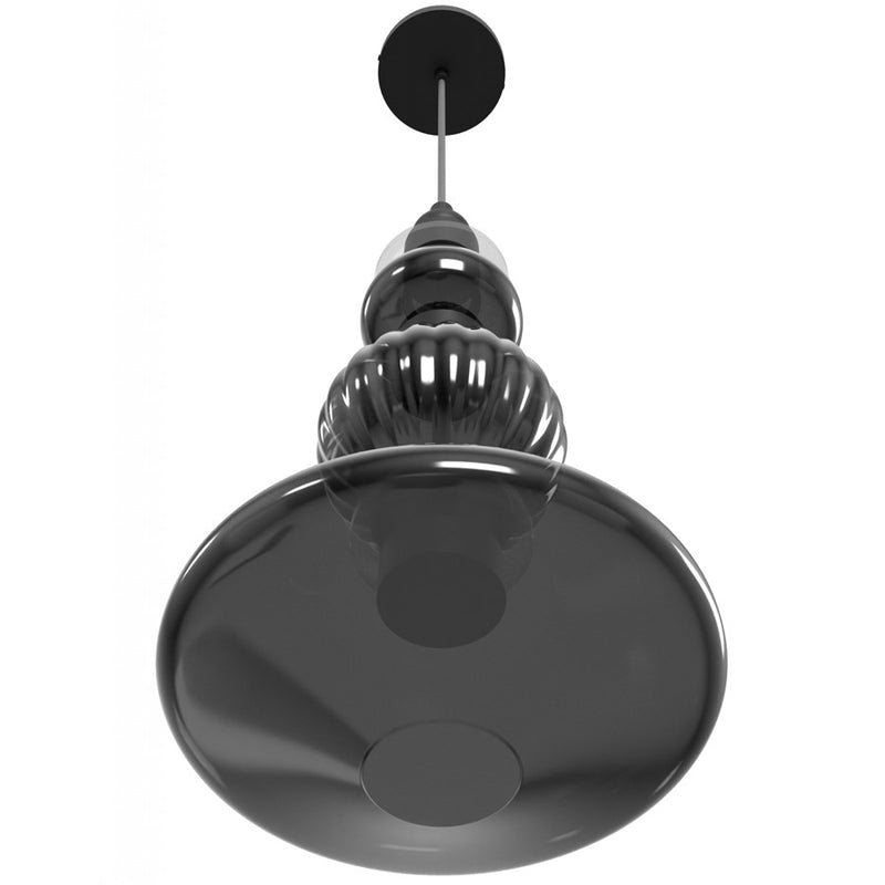 Avenue Lighting Avra 3 Light 20" Pendant, Black/Black - HF7901-BK