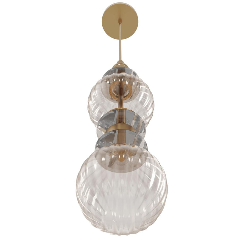 Avenue Lighting Avra Integrated AC LED Light 18" Pendant, Aged Brass - HF7902-AB