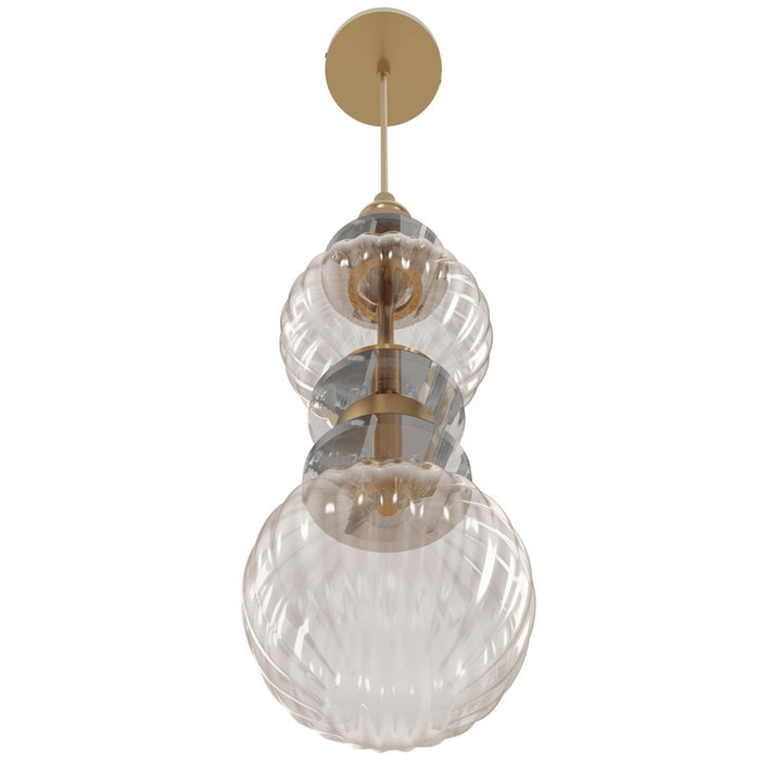 Avenue Lighting Avra Integrated AC LED Light 18" Pendant, Aged Brass