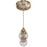 Avenue Lighting Avra Integrated AC LED Light 18" Pendant, Aged Brass