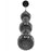 Avenue Lighting Avra 3 Light 27" Pendant, Black/Black