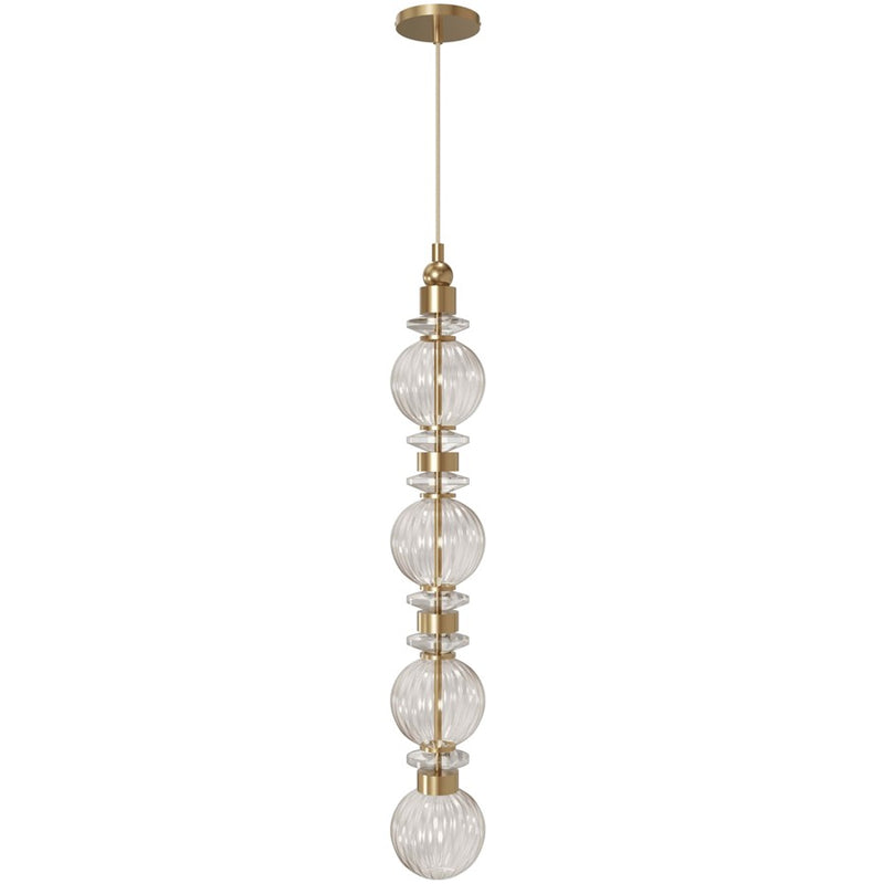Avenue Lighting Avra Integrated AC LED Light 35" Pendant, Aged Brass - HF7904-AB