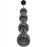 Avenue Lighting Avra 4 Light 35" Pendant, Black/Black