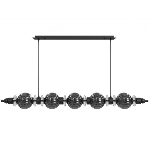 Avenue Lighting Avra 5 Light 5" Pendant, Black/Black - HF7955-BK