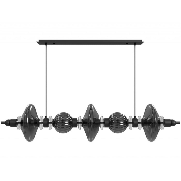 Avenue Lighting Avra 5 Light 9" Pendant, Black/Black - HF7977-BK