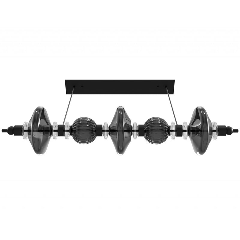 Avenue Lighting Avra 5 Light 9" Pendant, Black/Black - HF7977-BK