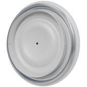 Avenue Lighting Cosmopolitan 12in 1-Light Wall Sconce | Modern White Metal Ripple Design | Bedroom & Hallway Accent Light | Model HF7999-WHT