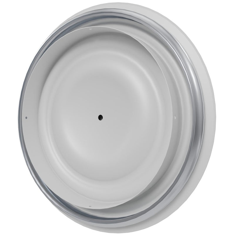 Avenue Lighting Cosmopolitan 12in 1-Light Wall Sconce | Modern White Metal Ripple Design | Bedroom & Hallway Accent Light | Model HF7999-WHT