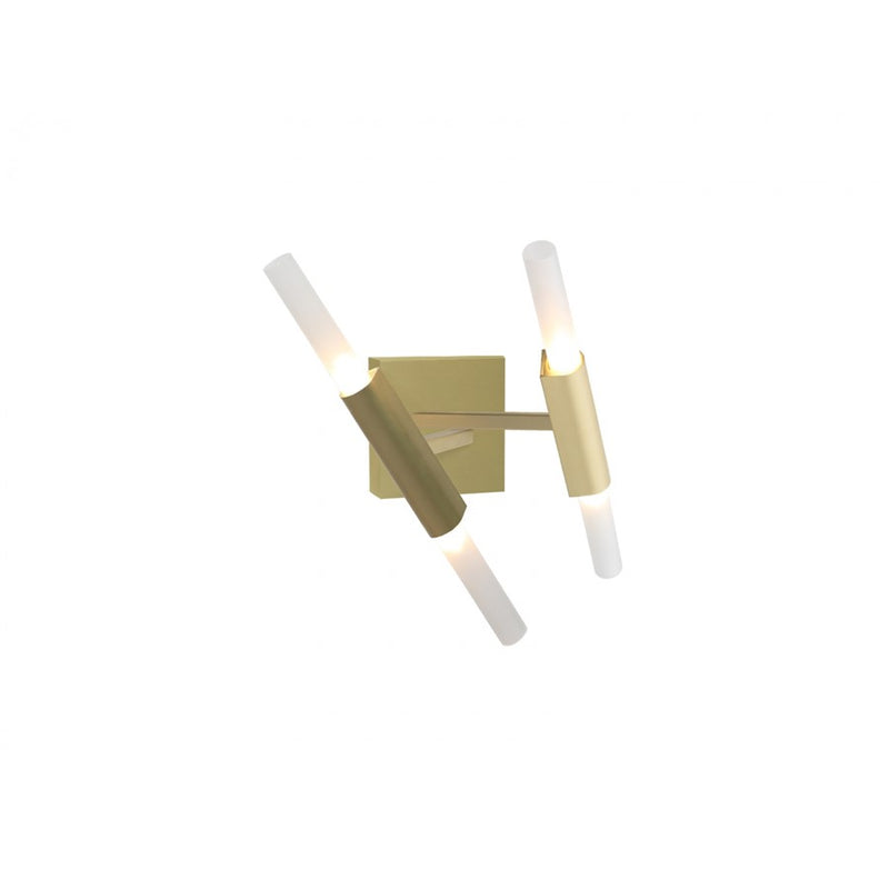 Avenue Lighting San Vicente Blvd. 4Lt 10" Wall Sconce, Brushed Brass - HF8052-BB