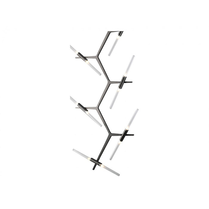 Avenue Lighting San Vicente Blvd. 20Lt 127" Chandelier, Bronze - HF8058-20-DBZ