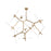 Avenue Lighting San Vicente Blvd. 20Lt 62" Chandelier, Brass