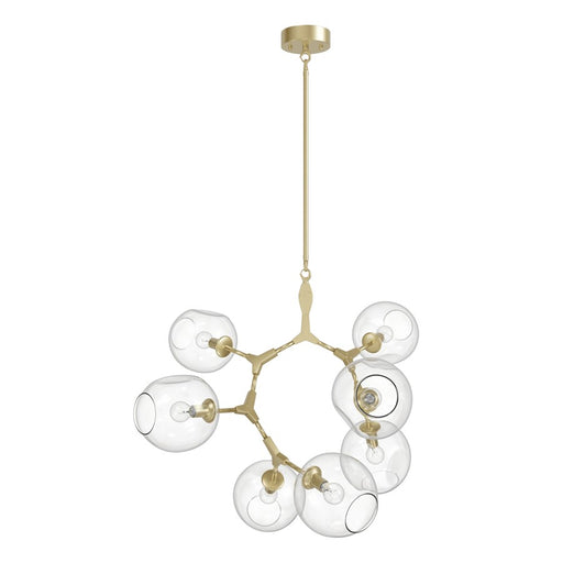 Avenue Lighting Fairfax Ave. 7 Light 26" Chandelier, Brushed Brass - HF8070-BB