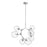 Avenue Lighting Fairfax Ave. 7 Light 26" Chandelier, Matte Chrome - HF8070-CH
