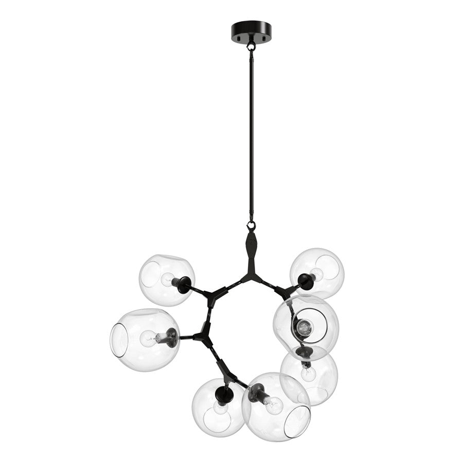 Avenue Lighting Fairfax Ave. 7 Light 26" Chandelier, Dark Bronze - HF8070-DBZ