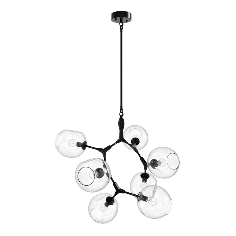 Avenue Lighting Fairfax Ave. 7 Light 26" Chandelier, Dark Bronze - HF8070-DBZ