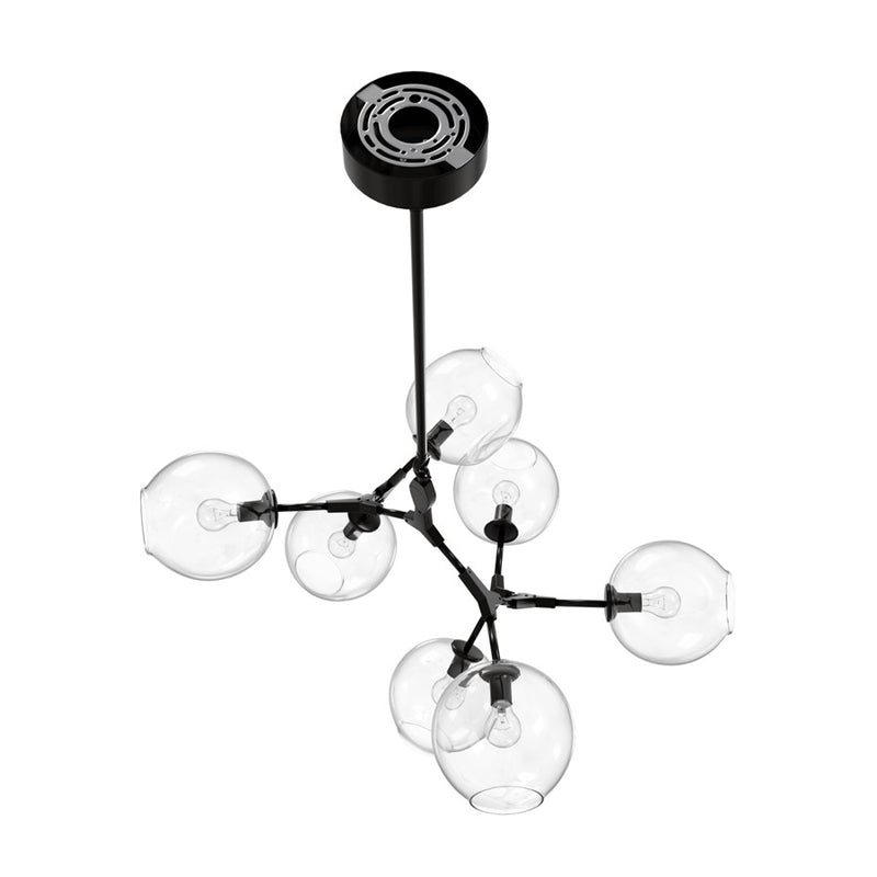 Avenue Lighting Fairfax Ave. 7 Light 26" Chandelier, Dark Bronze - HF8070-DBZ