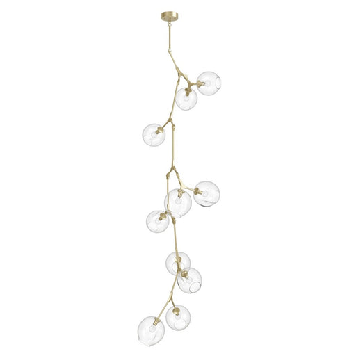 Avenue Lighting Fairfax Ave. 10 Light 105" Chandelier, Brushed Brass - HF8080-BB