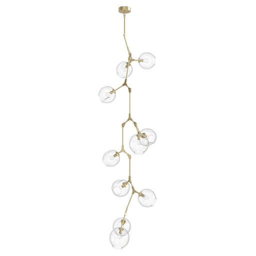 Avenue Lighting Fairfax Ave. 10 Light 105" Chandelier, Brushed Brass