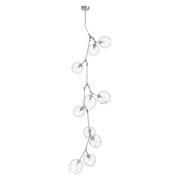 Avenue Lighting Fairfax Ave. 10 Light 105" Chandelier, Matte Chrome - HF8080-CH