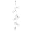 Avenue Lighting Fairfax Ave. 10 Light 105" Chandelier, Matte Chrome