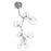 Avenue Lighting Fairfax Ave. 10 Light 105" Chandelier, Matte Chrome
