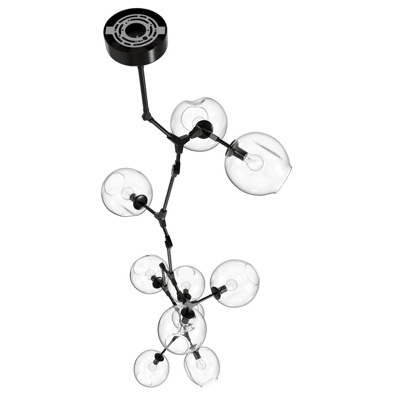 Avenue Lighting Fairfax Ave. 10 Light 105" Chandelier, Dark Bronze - HF8080-DBZ