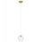 Avenue Lighting Fairfax Ave. 1 Light 10" Pendant, Brushed Brass