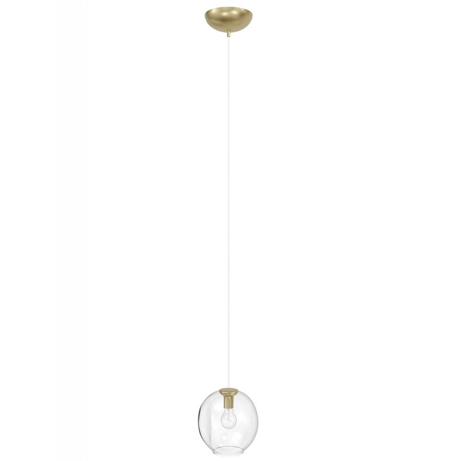 Avenue Lighting Fairfax Ave. 1 Light 10" Pendant, Brushed Brass