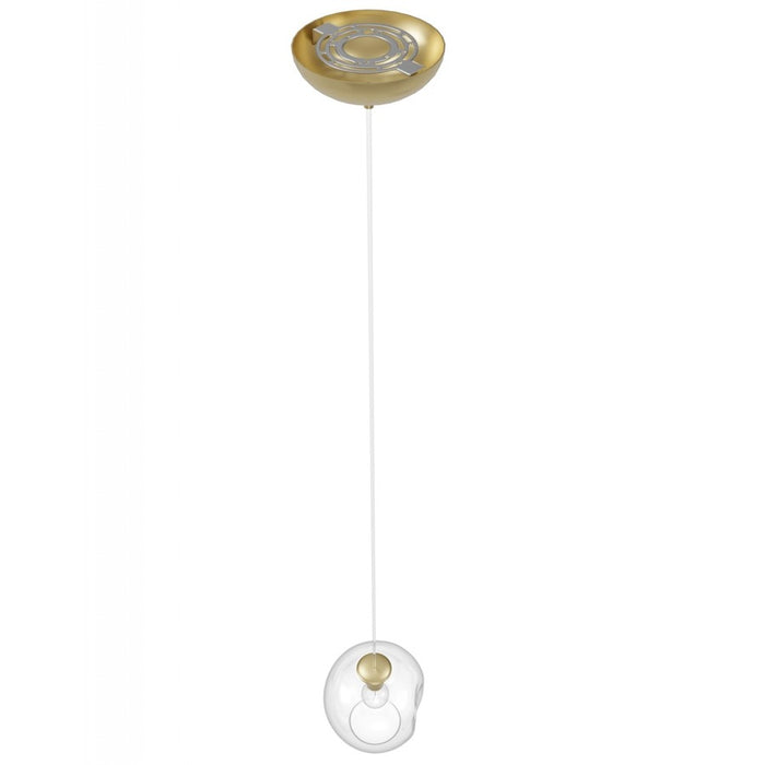Avenue Lighting Fairfax Ave. 1 Light 10" Pendant, Brushed Brass