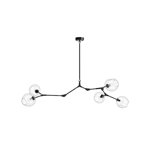 Avenue Lighting Fairfax Ave. 5 Light 24" Chandelier, Dark Bronze - HF8085-DBZ