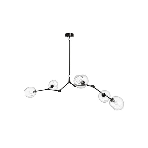 Avenue Lighting Fairfax Ave. 5 Light 24" Chandelier, Dark Bronze