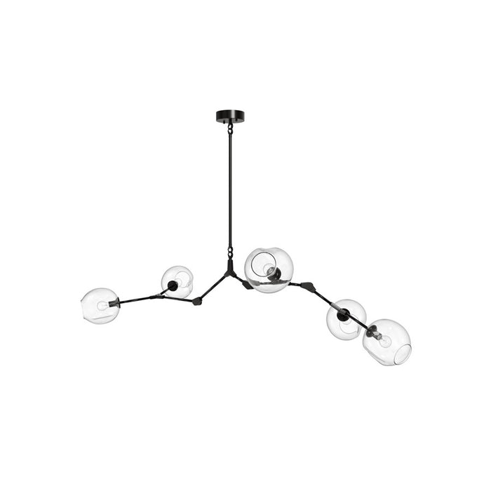 Avenue Lighting Fairfax Ave. 5 Light 24" Chandelier, Dark Bronze