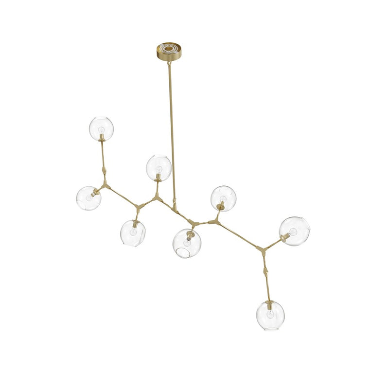 Avenue Lighting Fairfax Ave. 8 Light 30" Chandelier, Brushed Brass - HF8088-BB