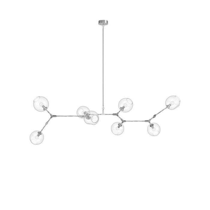Avenue Lighting Fairfax Ave. 8 Light 30" Chandelier, Matte Chrome - HF8088-CH