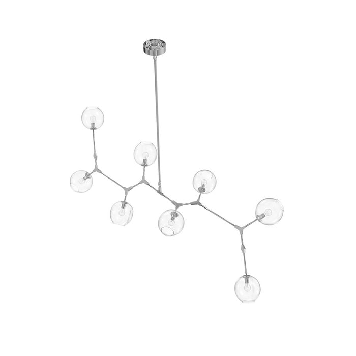 Avenue Lighting Fairfax Ave. 8 Light 30" Chandelier, Matte Chrome