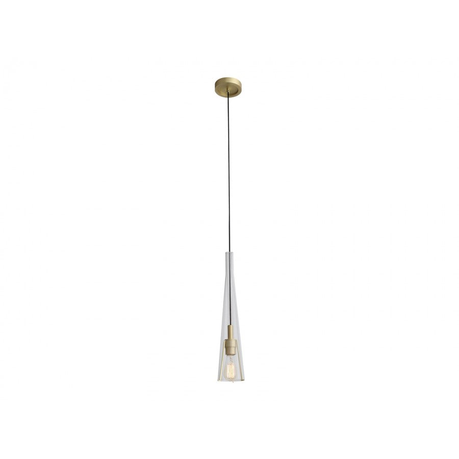 Avenue Lighting Abbey Park 1 Light 21" Pendant, Brushed Brass - HF8130-BB