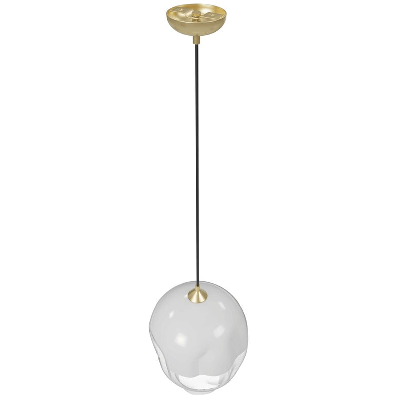 Avenue Lighting Sonoma Ave. 1 Light 171" Pendant, Brushed Brass - HF8141-BB-WH