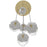 Avenue Lighting Sonoma Ave. 5Lt 210" Pendant/Multi Port, Brass